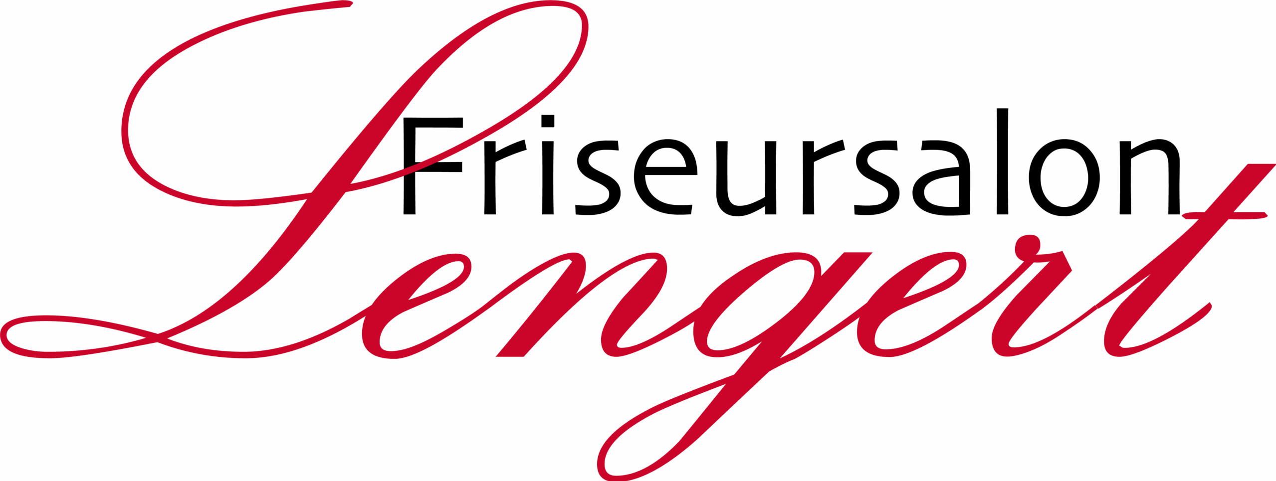 Friseursalon Lengert - (Inhaberin Friseurmeisterin Susanne Weinrich) Schönheit beginnt mit Selbstbewusstsein und einer guten Friseurin. - Logo schwarz-rot